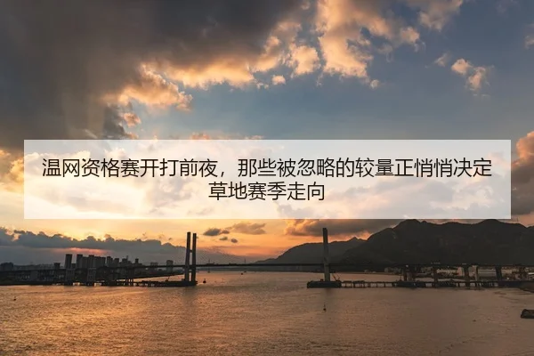 温网资格赛开打前夜，那些被忽略的较量正悄悄决定草地赛季走向